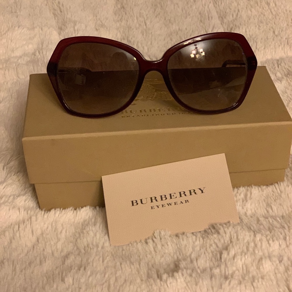 Burberry Red Sunglasses